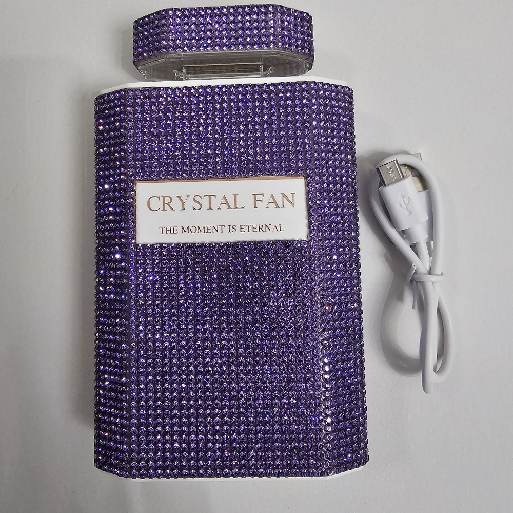 Fan - Handheld Rhinestone Fan - Picture 3 of 5